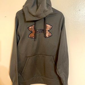Under Armour Storm1 Men’s Hoodie Adult Size Small S Gray Sweatshirt Long Sleeve